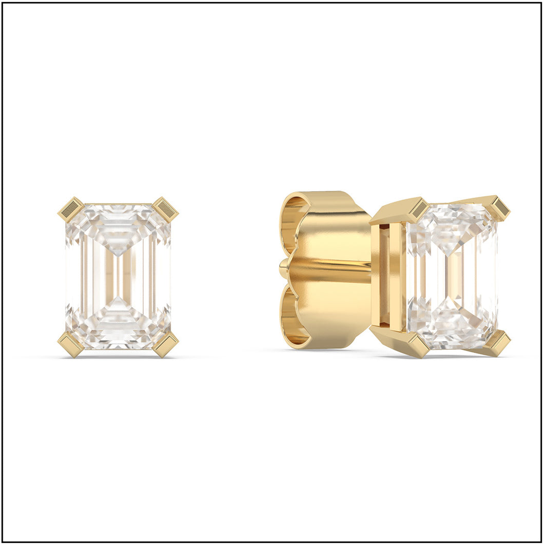 14K Yellow Gold 1.28 ct. tw. Sustainable Diamond Stud Earrings