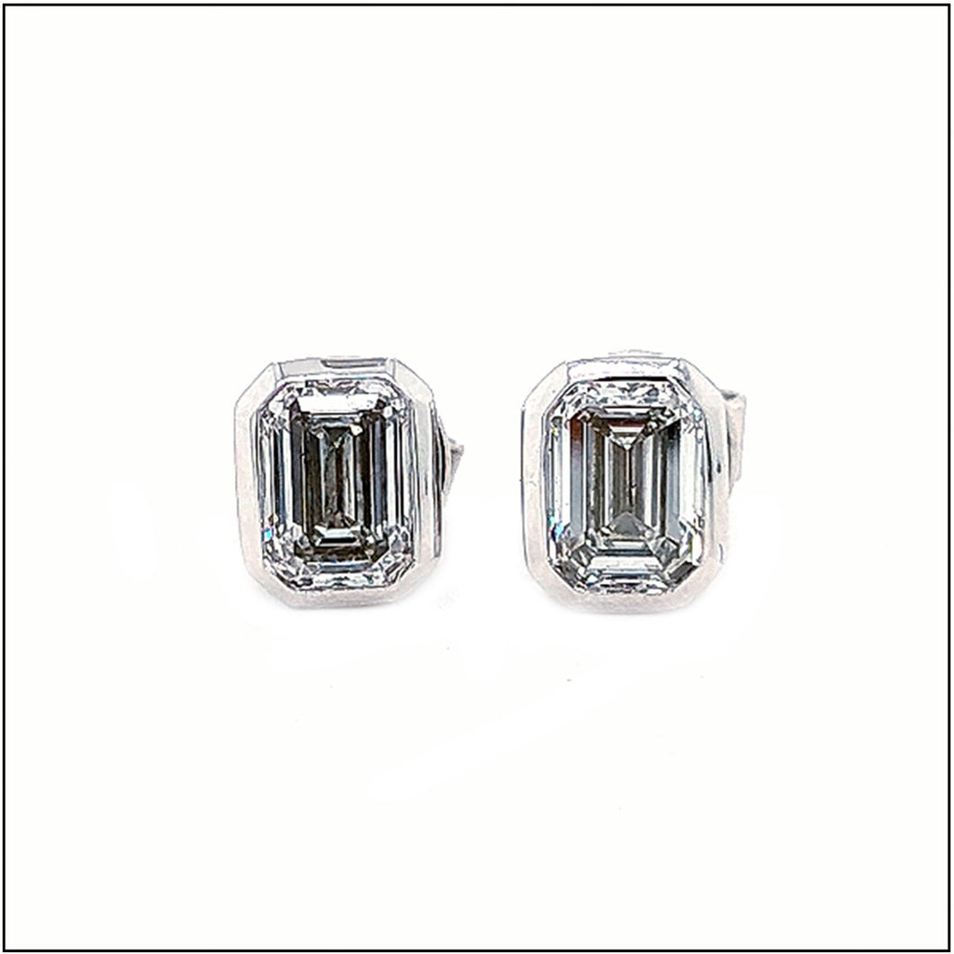 14K White Gold 1.06 ct. tw. Sustainable Diamond Stud Earrings