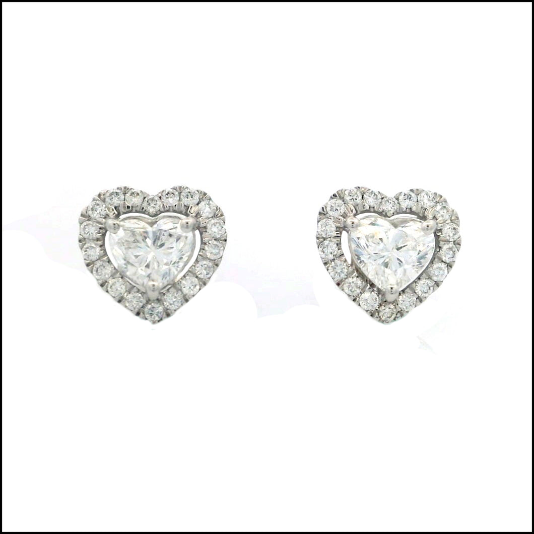 14K White Gold 1.31 ct. tw. Sustainable Diamond Stud Earrings