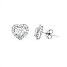 Load image into Gallery viewer, 14K White Gold 1.31 ct. tw. Sustainable Diamond Stud Earrings
