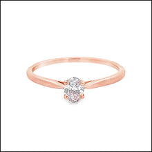 Load image into Gallery viewer, 14K Rose Gold 0.26 ct. tw. Sustainable Diamond Ring (SDRL-47)
