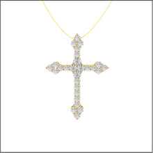 Load image into Gallery viewer, 14K Yellow Gold 1 ct. tw. Sustainable Diamond Pendant Necklace
