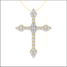 Load image into Gallery viewer, 14K Yellow Gold 1 ct. tw. Sustainable Diamond Pendant Necklace
