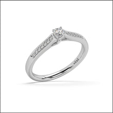 Load image into Gallery viewer, 14K White Gold 0.25 ct. tw. Sustainable Diamond Ring
